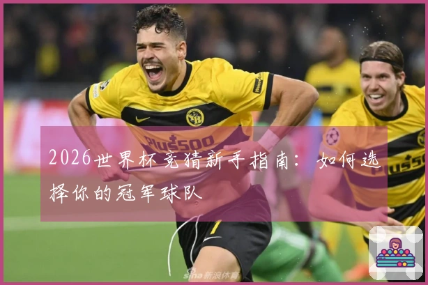 2026世界杯竞猜新手指南：如何选择你的冠军球队