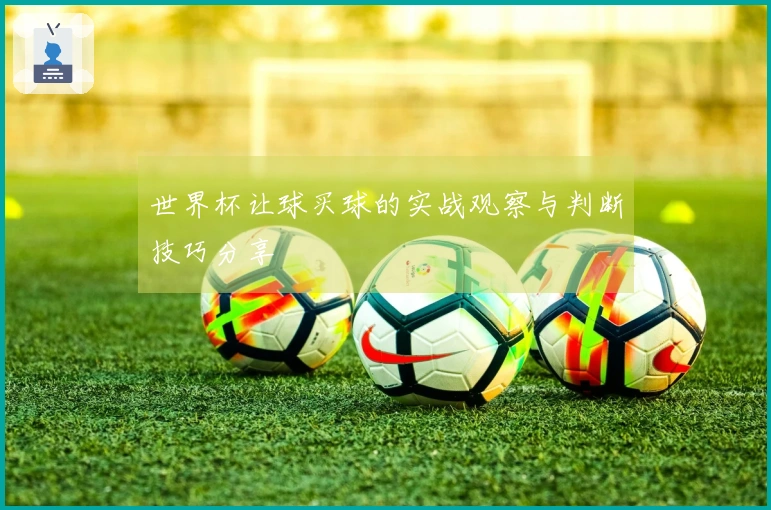 世界杯让球买球的实战观察与判断技巧分享