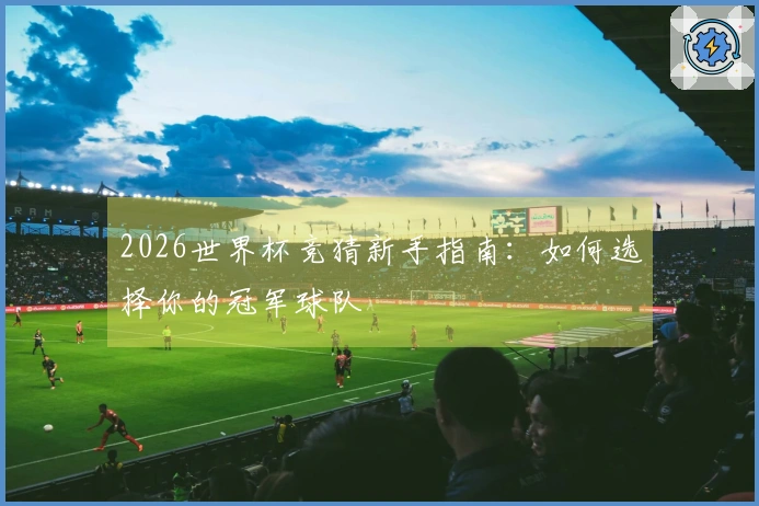 2026世界杯竞猜新手指南：如何选择你的冠军球队