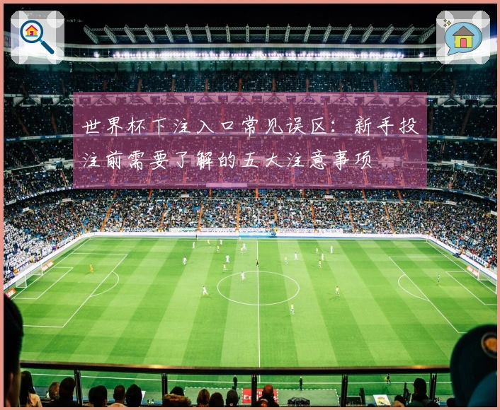 世界杯下注入口常见误区：新手投注前需要了解的五大注意事项